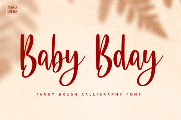 Baby Bday Font: Elegant Script for Creative Projects