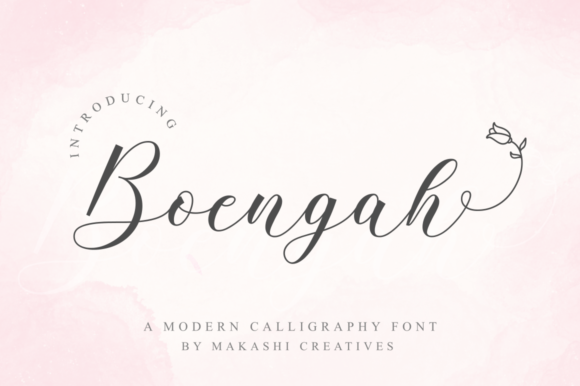 Boengah: A Beautiful Font for Your Business