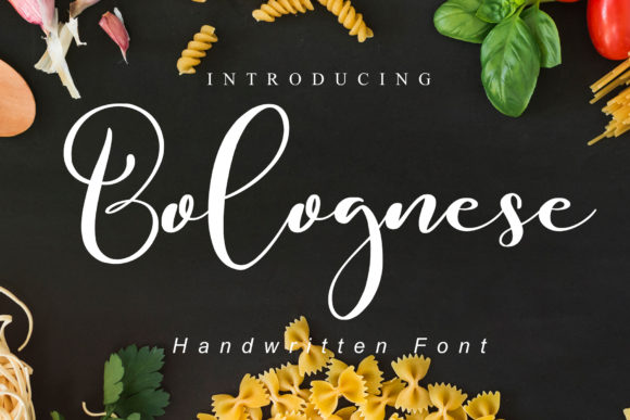 Bolognese: A Elegant Handwritten Font