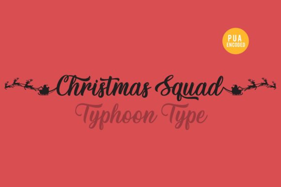 Christmas Squad Font for Creative Campaigns