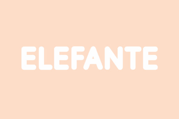 Elefante: A Bold Handwritten Font
