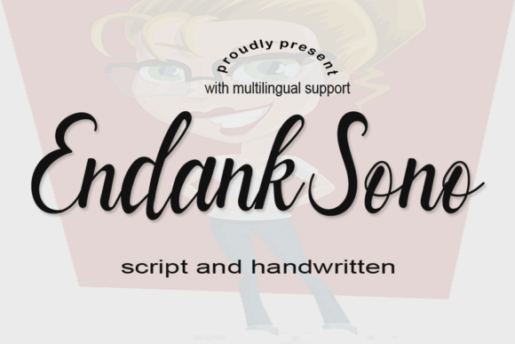 Endank Sono: A Whimsical Script Font