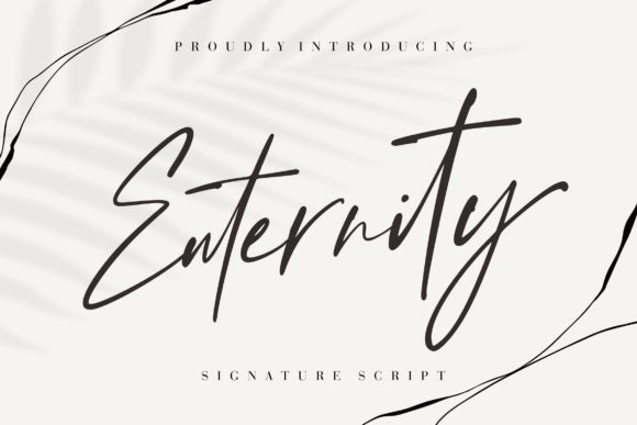Enternity: A Luxurious Script Font for Business Branding