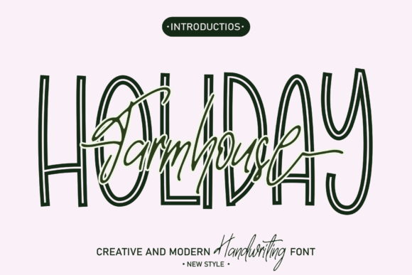 Farmhouse Holiday Font Review