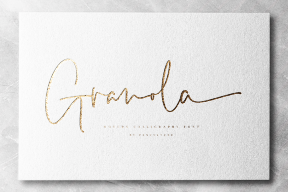 Granola Font: Elegant Script for Web Design