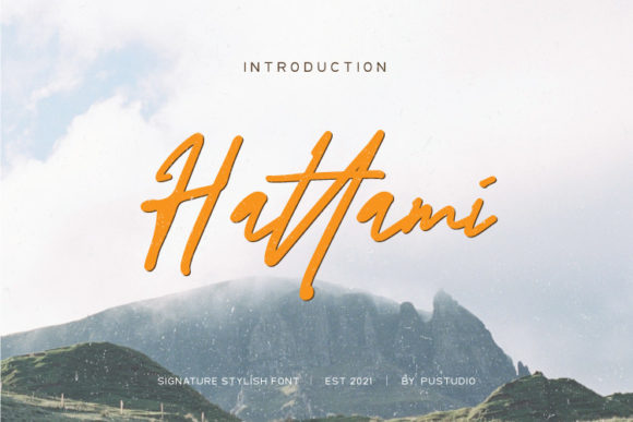 Hattami: A Delicate Script for Elegant Design