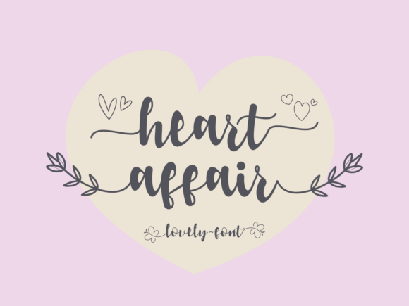 Heart Affair Font Review