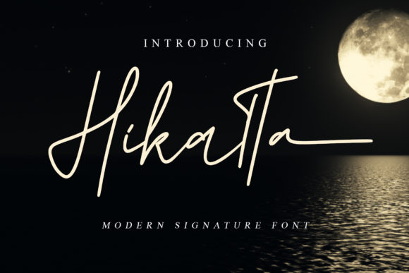 Hikatta: A Stylish Handwritten Font