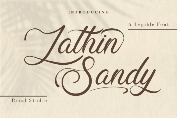 Lathin Sandy: A Font for Business Elegance