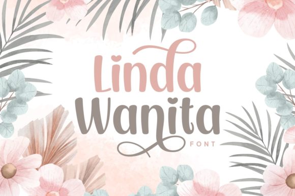 Linda Wanita Font: Elegant Handwritten Style