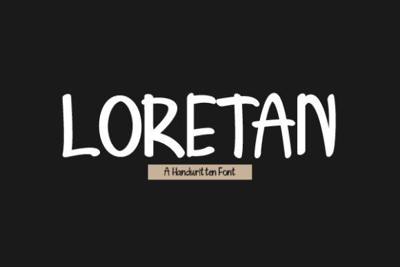 Loretan: A Handwritten Font for Web Design