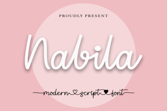 Nabila: A Stylish Script Font for Creative Projects