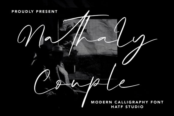 Nathaly Couple Font: Elegant Script for Editorial Design