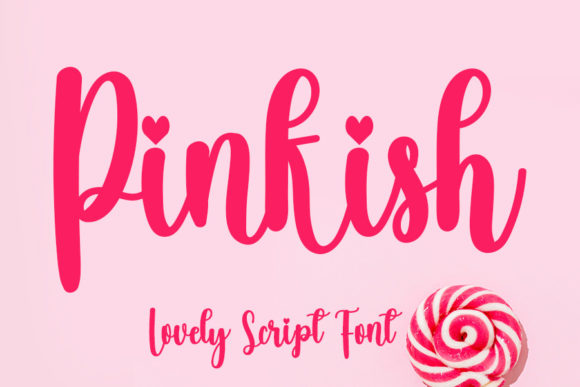 Pinkish: A Magical Script Font