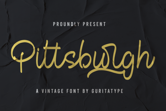 Pitttsburgh: A Script Font for Real Projects