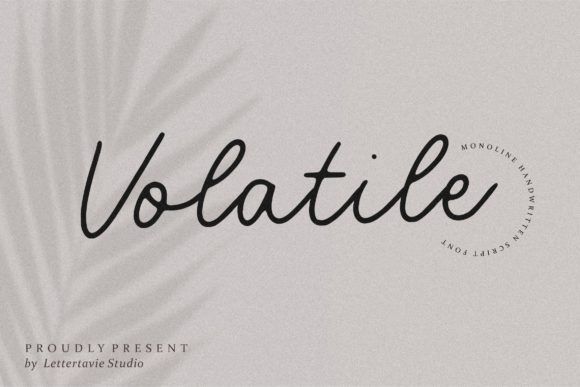 Volatile: A Vintage Script Font for Business Branding