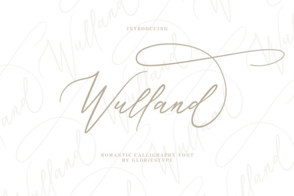 Wulland Font: Elegant Script for Web Design